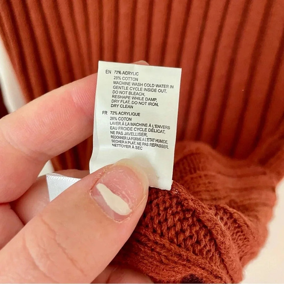 Seven  Sisters Ribbed Turtleneck Sweater Dress - Picture 6 of 6